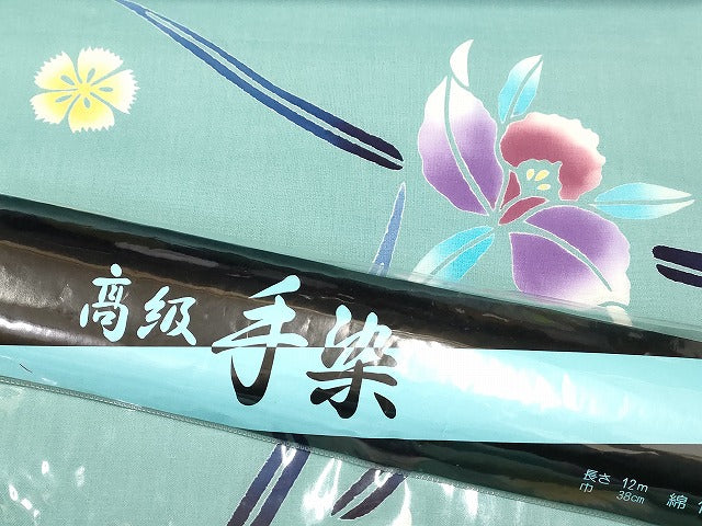 平和屋本店■浴衣反物 まとめて 45点 蝶 花柄 ハイビスカス 朝顔 Kansai 山本寛斎 夏すがた フジミのゆかた 手染 など 全て未使用 ppp3860