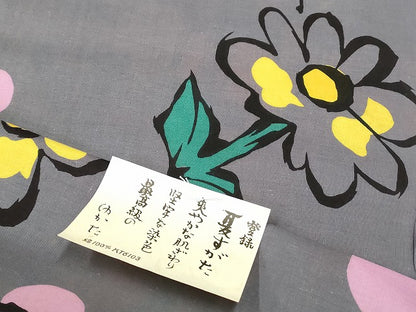 平和屋本店■浴衣反物 まとめて 45点 蝶 花柄 ハイビスカス 朝顔 Kansai 山本寛斎 夏すがた フジミのゆかた 手染 など 全て未使用 ppp3860