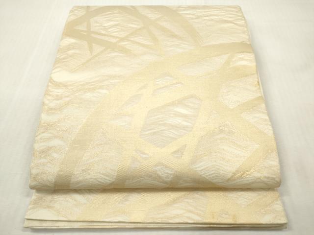 平和屋着物＊夏物　全通柄袋帯　籬文　金糸　正絹　逸品　DABF0485ea