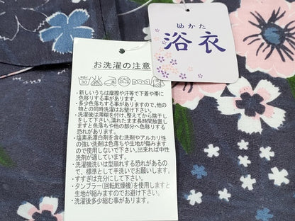 平和屋着物∴夏物　浴衣　舞花文　綿　逸品　未使用　CABH1572ng