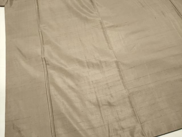平和屋着物■男性　紬　空五倍子色　正絹　逸品　DABH5546ya