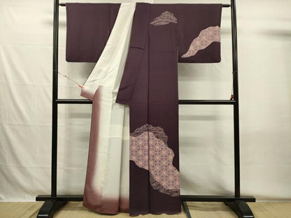 平和屋着物■訪問着　道長七宝花文　正絹　逸品　DABH5537ya
