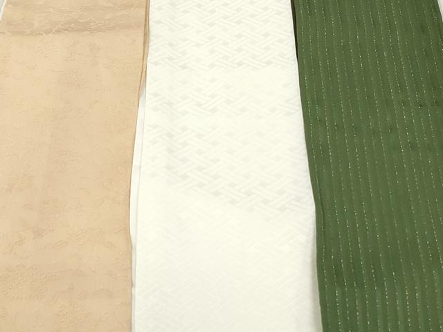平和屋着物▼和装小物　重ね衿・伊達衿まとめて20点　刺繍　紗綾形 草花 箔散らし　金糸　金彩　ラインストーン　逸品　DABG6402xg