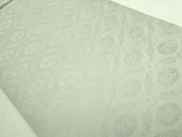 平和屋本店●極上　俵屋　人間国宝　喜多川平朗  有職織物　六通柄袋帯　舞葉文　逸品　DZAB7761kh6
