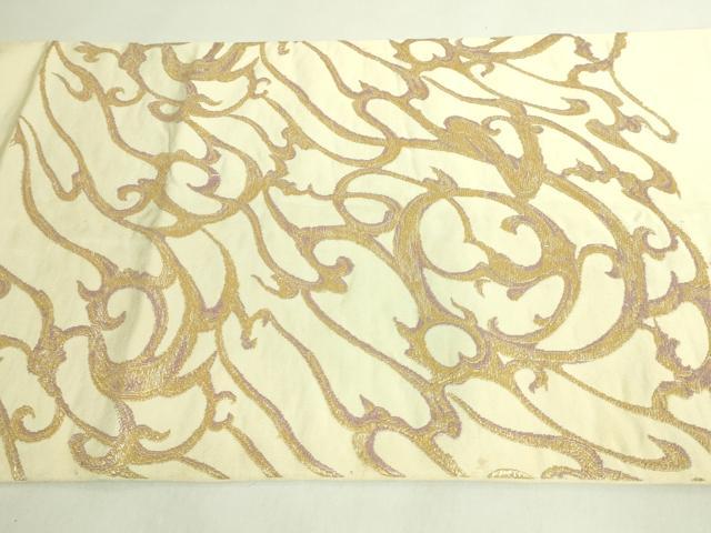 平和屋本店●最高級　龍村平蔵製　太鼓柄　本袋帯　慶州龍鳳錦　金糸　逸品　DZAB7834kh6