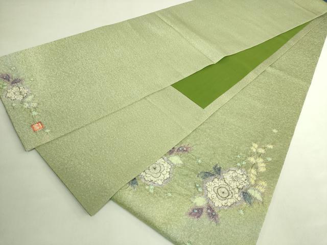 平和屋本店●極上　久保田一竹　幻の辻が花　太鼓柄袋帯　金通し地　逸品　DZAB7837kh6
