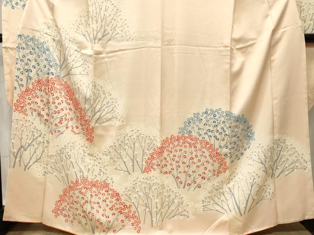 平和屋着物■豪華振袖　枝花文　暈し染め　正絹　逸品　CABI7724ev