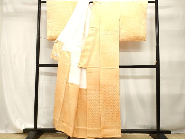 平和屋着物■上質な小紋　霞青海波文　暈し染め　やまと誂製　正絹　逸品　CABI7865ev