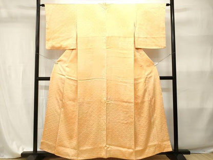 平和屋着物■上質な小紋　霞青海波文　暈し染め　やまと誂製　正絹　逸品　CABI7865ev