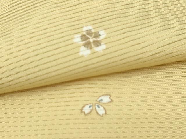 平和屋着物＊夏物　小紋　絽　舞花文　正絹　逸品　DABG9828sf