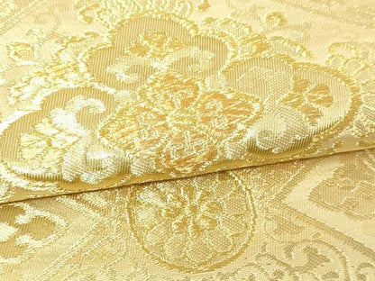 平和屋本店▼六通柄袋帯　天平煌彩文　本金二重箔24ｋ　正絹　逸品　DABG9903sf