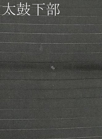 平和屋着物＊夏物　絽塩瀬　九寸名古屋帯　手描き　紫陽花　黒地　正絹　逸品　CABI8554tx