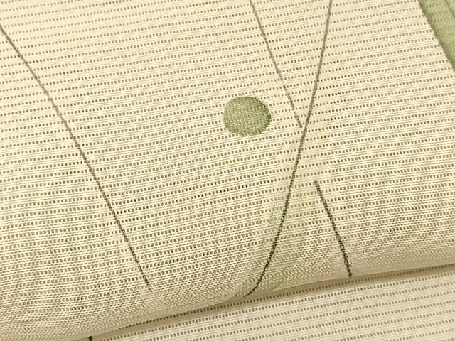 平和屋着物＊夏物　小紋　絽　手描き　露草文　正絹　逸品　BAAX7279hv