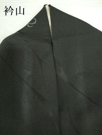 平和屋着物●上質な小紋　抽象丸文　黒地　正絹　逸品　DABH0396op