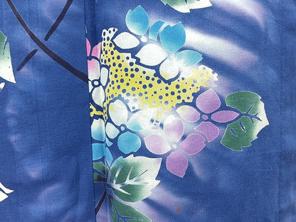 平和屋着物■浴衣 まとめて 45点 蝶 紫陽花 花柄 型染め 暈し染め など 着用可能多数 未使用品あり mmm1211