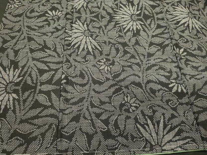 平和屋着物■本場大島紬　7マルキ　枝花文　正絹　逸品　未使用　CABI1767oy
