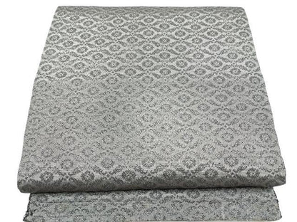 平和屋着物●両面　六通柄袋帯　笹竹椿文　金糸　正絹　逸品　CABI9166hy