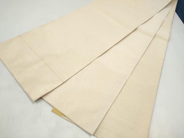 平和屋着物●爪掻き本綴れ　太鼓柄袋帯　地紙重ね蔦の葉文　金糸　正絹　逸品　CABI9169hy