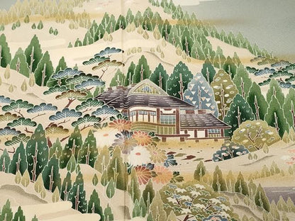 平和屋着物■豪華色留袖　御所解文　暈し染め　正絹　逸品　CABI7926ev