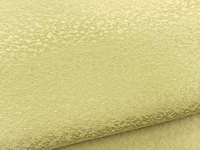 平和屋着物●上質な色無地　紋意匠　柳鼠色　正絹　逸品　BAAX9040yc