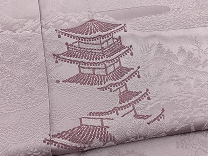 平和屋着物■豪華色留袖　京名所　浅紫色　正絹　逸品　BAAX9080yc