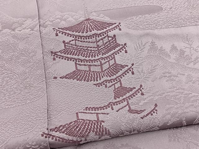 平和屋着物■豪華色留袖　京名所　浅紫色　正絹　逸品　BAAX9080yc