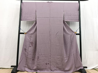 平和屋着物■豪華色留袖　京名所　浅紫色　正絹　逸品　BAAX9080yc