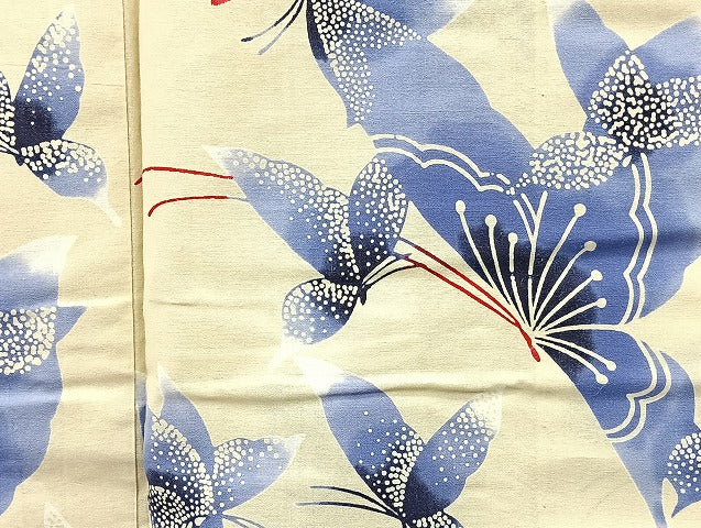 平和屋着物■浴衣 まとめて 45点 蝶 朝顔 紫陽花 向日葵 花柄 綿紅梅 型染め 暈し染め など 着用可能多数 未使用品あり mmm1215