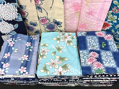 平和屋着物■浴衣 まとめて 45点 蝶 紫陽花 乱菊 花柄 型染め 暈し染め など 着用可能多数 未使用品あり mmm1214