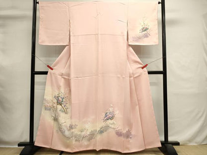 平和屋着物■訪問着　花車文　暈し染め　金彩　正絹　逸品　DABI0557cd