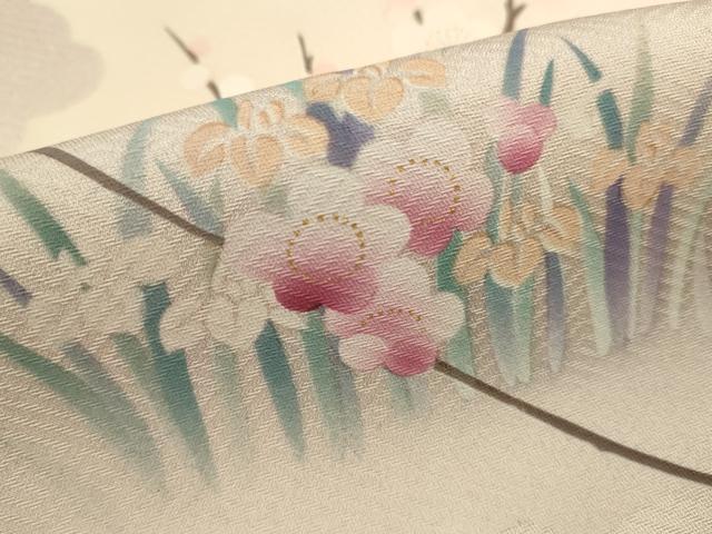 平和屋着物■訪問着　花車文　暈し染め　金彩　正絹　逸品　DABI0557cd