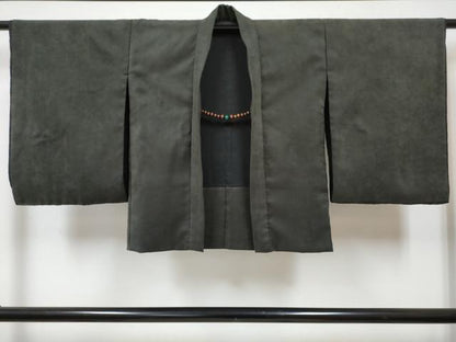 平和屋着物[]七五三　男の子　祝着(単衣)・羽織・行灯袴・つけ帯・懐剣セット　藤代工房　網目文様　DABG3041ma
