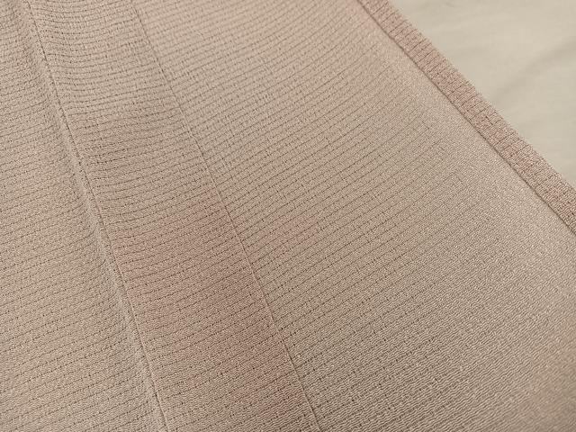 平和屋着物＊夏物　色無地　本加賀友禅作家　成竹登茂男監修　絽縮緬　雄黄色　正絹　逸品　BAAX8100mz