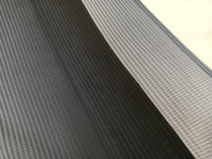 平和屋着物＊夏物　お召　霞文　正絹　逸品　BAAX8147mz