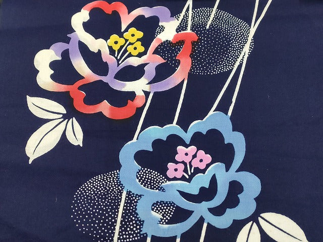 平和屋本店■浴衣反物 まとめて 45点 花柄 向日葵 本蝋纈 kannsai 山本寛斎 祇園ばやし 三勝染 綿紅梅 など 全て未使用 ppp3895