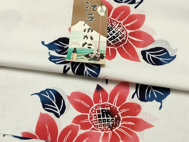 平和屋本店■浴衣反物 まとめて 45点 エンゼルフィッシュ 蝶 花柄 朝顔 kansai 山本寛斎 三勝染 江戸ゆかた など 全て未使用 ppp3896
