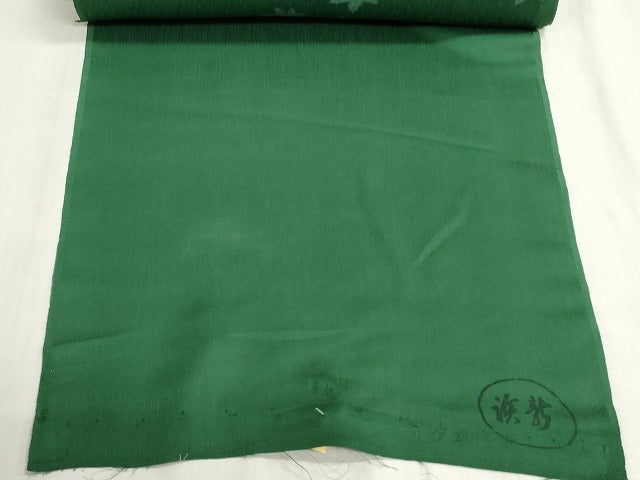 平和屋着物▼付下げ　反物　着尺　八掛付き　渡橋花松文　金彩　逸品　未使用　DABG9128we