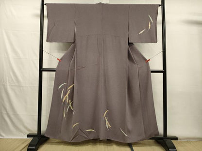 平和屋着物■訪問着　駒刺繍　舞羽文　金彩　正絹　逸品　DABH5727ya