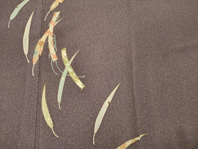 平和屋着物■訪問着　駒刺繍　舞羽文　金彩　正絹　逸品　DABH5727ya