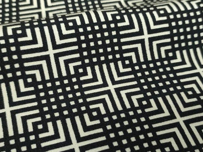 平和屋着物●上質な小紋　幾何学文様　正絹　逸品　DABH9091ps
