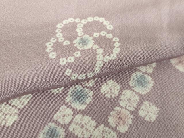 平和屋着物●上質な小紋　舞梅　正絹　逸品　DABH9128ps