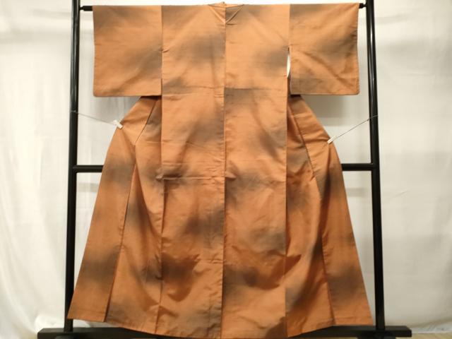 平和屋着物■上質な紬　霞文　正絹　逸品　CABI8083ev
