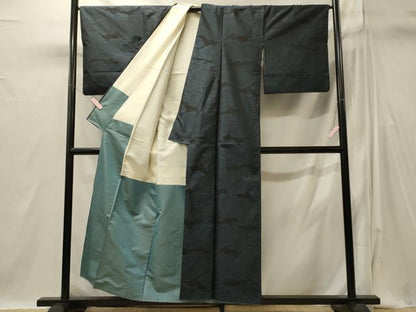 平和屋着物■本場大島紬　雲取り文　正絹　逸品　CABI1880oy