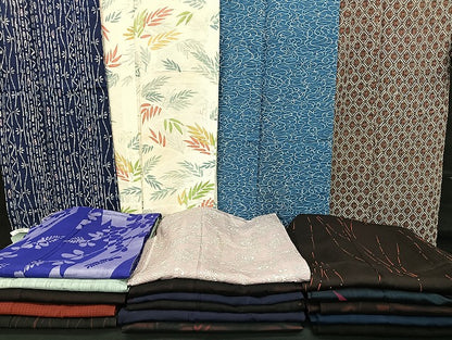 平和屋着物■夏物 小紋 絽 紗 まとめて20点 蝶 花柄 ろうけつ染め 着用可能多数 全て正絹 mmm1232