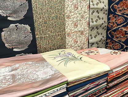 平和屋着物■名古屋帯 まとめて100点 向い鳳凰 人物 更紗 宝相華 アンティーク 作家物 手描き 金銀彩 金銀糸 未使用品有 全て正絹 mmm1227