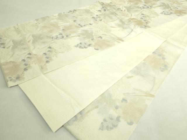 平和屋本店＊極上　夏物　西陣　川島織物　六通柄　本袋帯　葡萄蔦の葉文　金銀糸　逸品　DZAB8013kh6