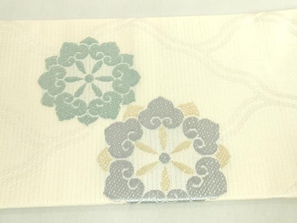 平和屋本店＊極上　夏物　西陣　川島織物　九寸名古屋帯　唐織　舞花文　逸品　DZAB8090kh6