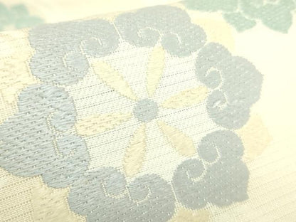 平和屋本店＊極上　夏物　西陣　川島織物　九寸名古屋帯　唐織　舞花文　逸品　DZAB8090kh6