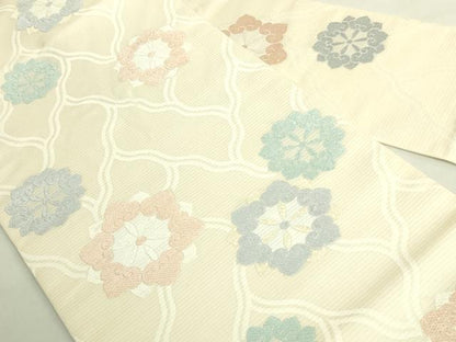 平和屋本店＊極上　夏物　西陣　川島織物　九寸名古屋帯　唐織　舞花文　逸品　DZAB8090kh6