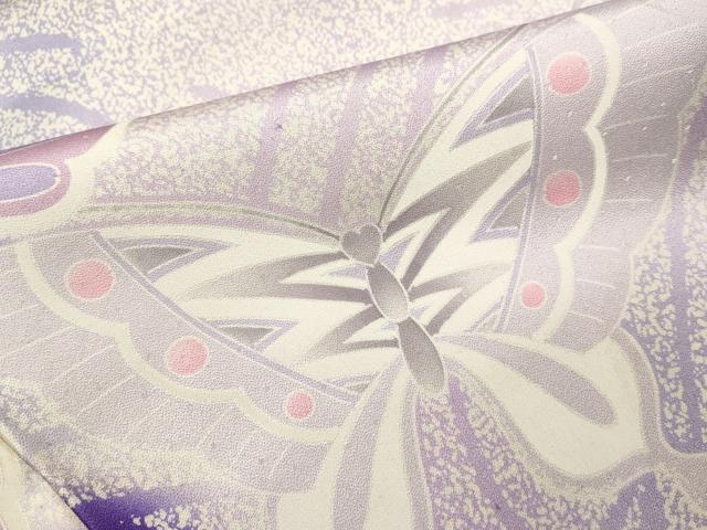 平和屋着物■豪華振袖　流水舞蝶文　暈し染め　正絹　逸品　DABI0643cd